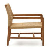 Linea Furniture Sabbie Teak Wood Outdoor Armchair