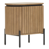 Linea Furniture Lagan Mango Wood Bedside Table