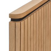 Linea Furniture Lagan Mango Wood Queen Bedhead