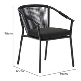 Linea Furniture Jared Outdoor Dining Chairs