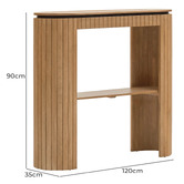 Linea Furniture Lagan Mango Wood Console Table