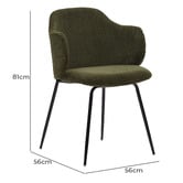 Linea Furniture Celeste Corduroy Dining Chairs