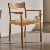 Linea Furniture Annalise Oak Wood Dining Chairs