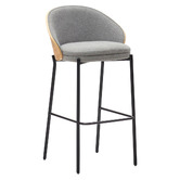 Linea Furniture 77cm Hudson Upholstered Barstools