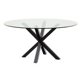 Linea Furniture Kawehi Glass Dining Table