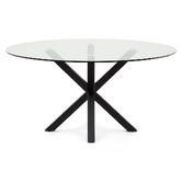 Linea Furniture Kawehi Glass Dining Table