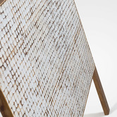 Linea Furniture Meg Mango Wood Headboard with Coconut Chips