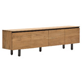 Linea Furniture Cameron 4 Door Acacia Wood TV Unit