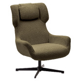 Linea Furniture Ashley Boucle Swivel Armchair