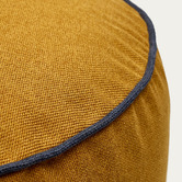 Linea Furniture Mustard Quinn Pouffe