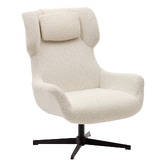 Linea Furniture Ashley Boucle Swivel Armchair
