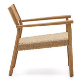 Linea Furniture Annalise Oak Wood Armchair