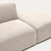 Linea Furniture Addison Corner Armchair &amp; Ottoman Set