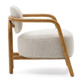 Linea Furniture Holly Oak Wood Armchair