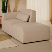 Linea Furniture Addison Corner Armchair &amp; Ottoman Set