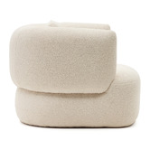 Linea Furniture Cream Penelope Boucle Armchair