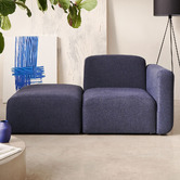Linea Furniture Addison Corner Armchair &amp; Ottoman Set