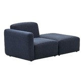 Linea Furniture Addison Corner Armchair &amp; Ottoman Set