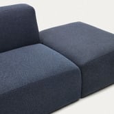 Linea Furniture Addison Corner Armchair &amp; Ottoman Set