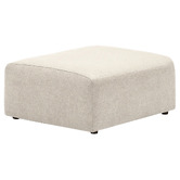 Linea Furniture 89cm Grey Addison Ottoman
