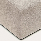 Linea Furniture 89cm Grey Addison Ottoman