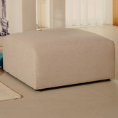 Linea Furniture 89cm Grey Addison Ottoman