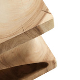 Linea Furniture Bassett Munggur Wood Side Table