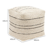 Linea Furniture Rory Wool Pouffe