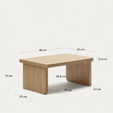 Linea Furniture 2 Piece Coffee Table Set