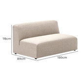 Linea Furniture Addison 2 Seater Sofa