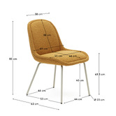Linea Furniture Gaynor Boucle Dining Chairs