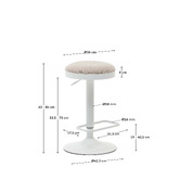 Linea Furniture Bailey Adjustable Barstools