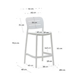 Linea Furniture 65cm Laura Outdoor Barstools