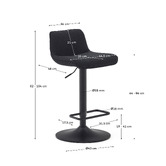 Linea Furniture Bobby Adjustable Barstools