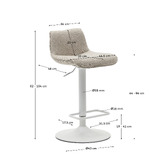 Linea Furniture Bobby Adjustable Barstools