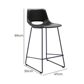 Linea Furniture Masie PU Leather Barstools