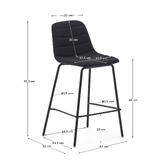 Linea Furniture 65cm Winnie Upholstered Barstools