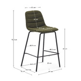 Linea Furniture 65cm Winnie Upholstered Barstools