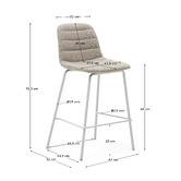 Linea Furniture 65cm Winnie Upholstered Barstools