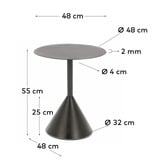 Linea Furniture Ellis Iron Side Table