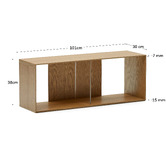Linea Furniture 9 Piece Lola Shelving Unit Set