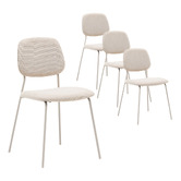 Linea Furniture Bettina Chenille Dining Chairs