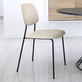 Linea Furniture Bettina Chenille Dining Chairs