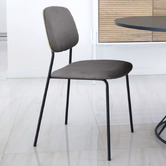 Linea Furniture Bettina Chenille Dining Chairs