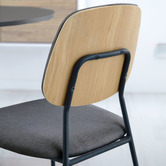 Linea Furniture Bettina Chenille Dining Chairs