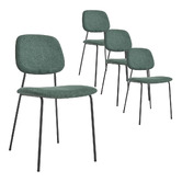 Linea Furniture Bettina Chenille Dining Chairs