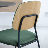 Linea Furniture Bettina Chenille Dining Chairs