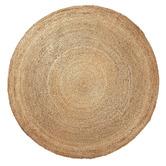 Linea Furniture Ettore Flat-Woven Jute Round Rug