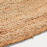 Linea Furniture Ettore Flat-Woven Jute Round Rug