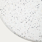 Linea Furniture White Ferdin Terrazzo Outdoor Dining Table
